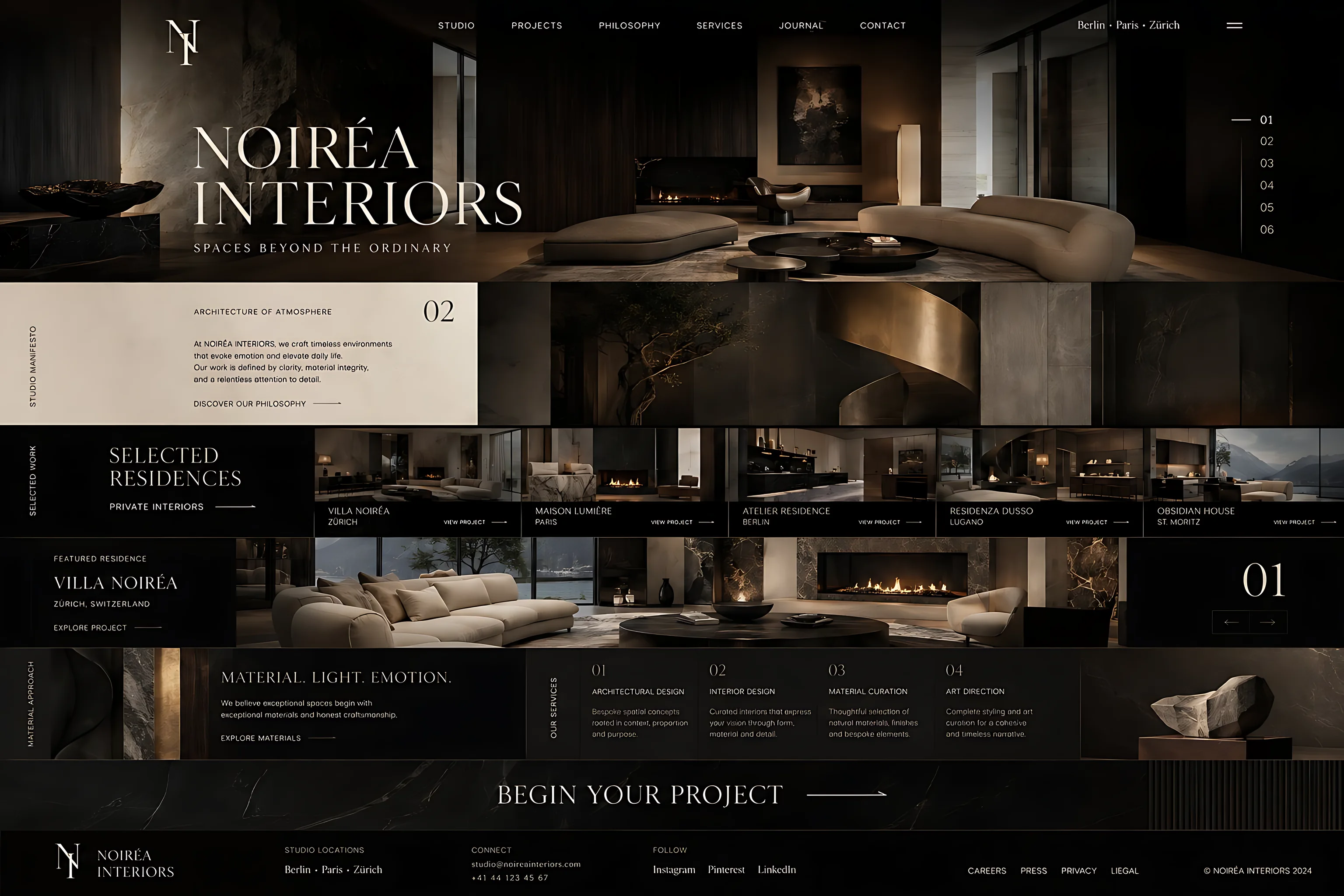 NOIRÉA Interiors – Interior Design Studio
