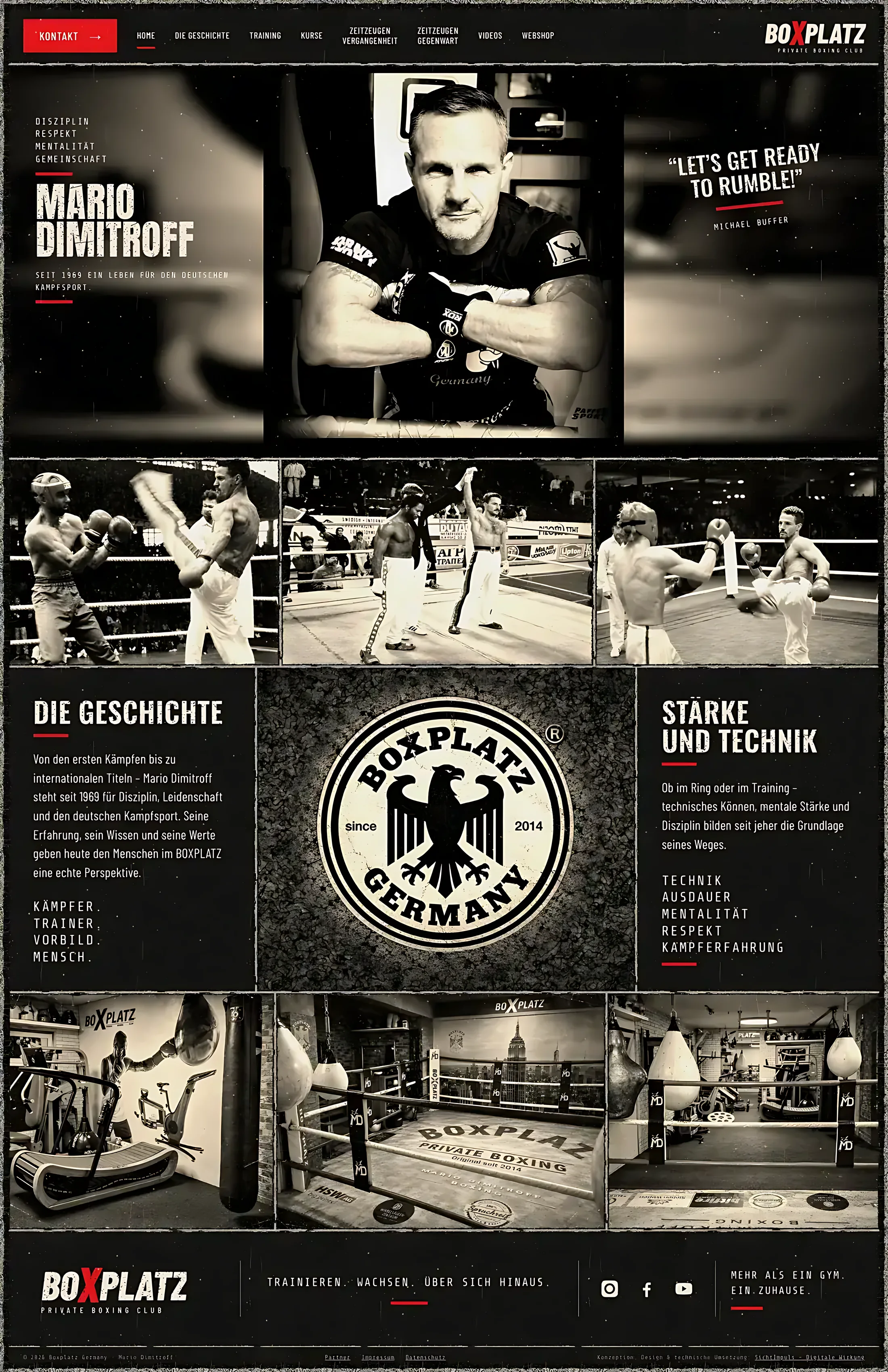 BOXPLATZ Germany – Private Boxing Club von Mario Dimitroff